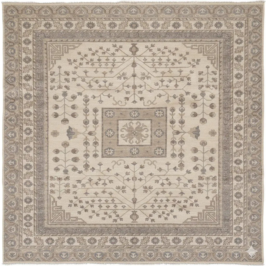 One Of The Kind Afghani Khotan Rug 10' x 7'11" zandirugs